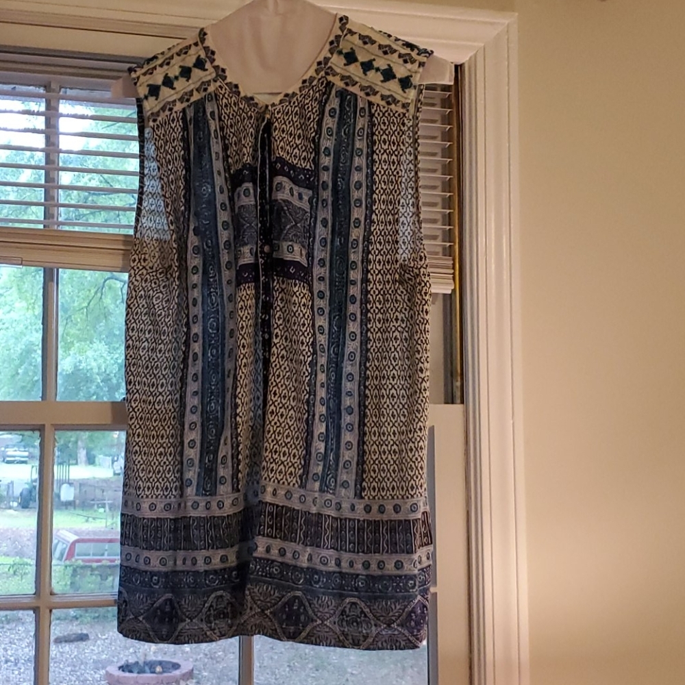 Lucky summer button-up tank
